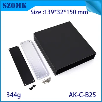 Кутия за контрол на качеството на алуминий покритие на прах черен цвят Сатандард алуминиева за ВИФИ 32 (х) кс139 (в) Кс155 (l), mm