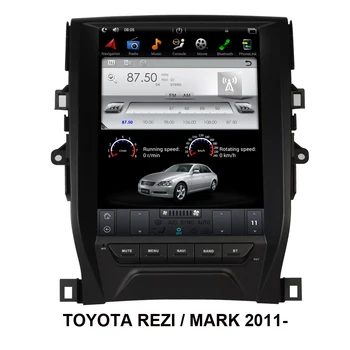Авто мултимедиен плеър с GPS-навигация Android 9,0 За TOYOTA STEFF/MARK 2011 - Tesla Style Auto Radio Стерео Главното устройство